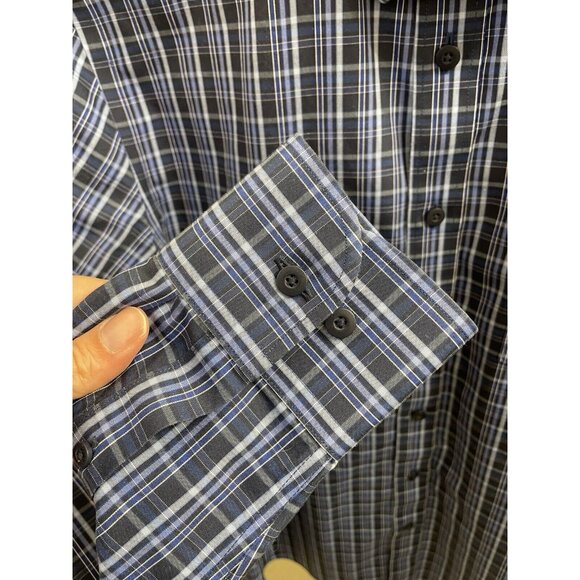 Men's Slim Fit  M Untuck It Button Down Wrinkle Free, 100% Cotton Shirt - Picture 6 of 10